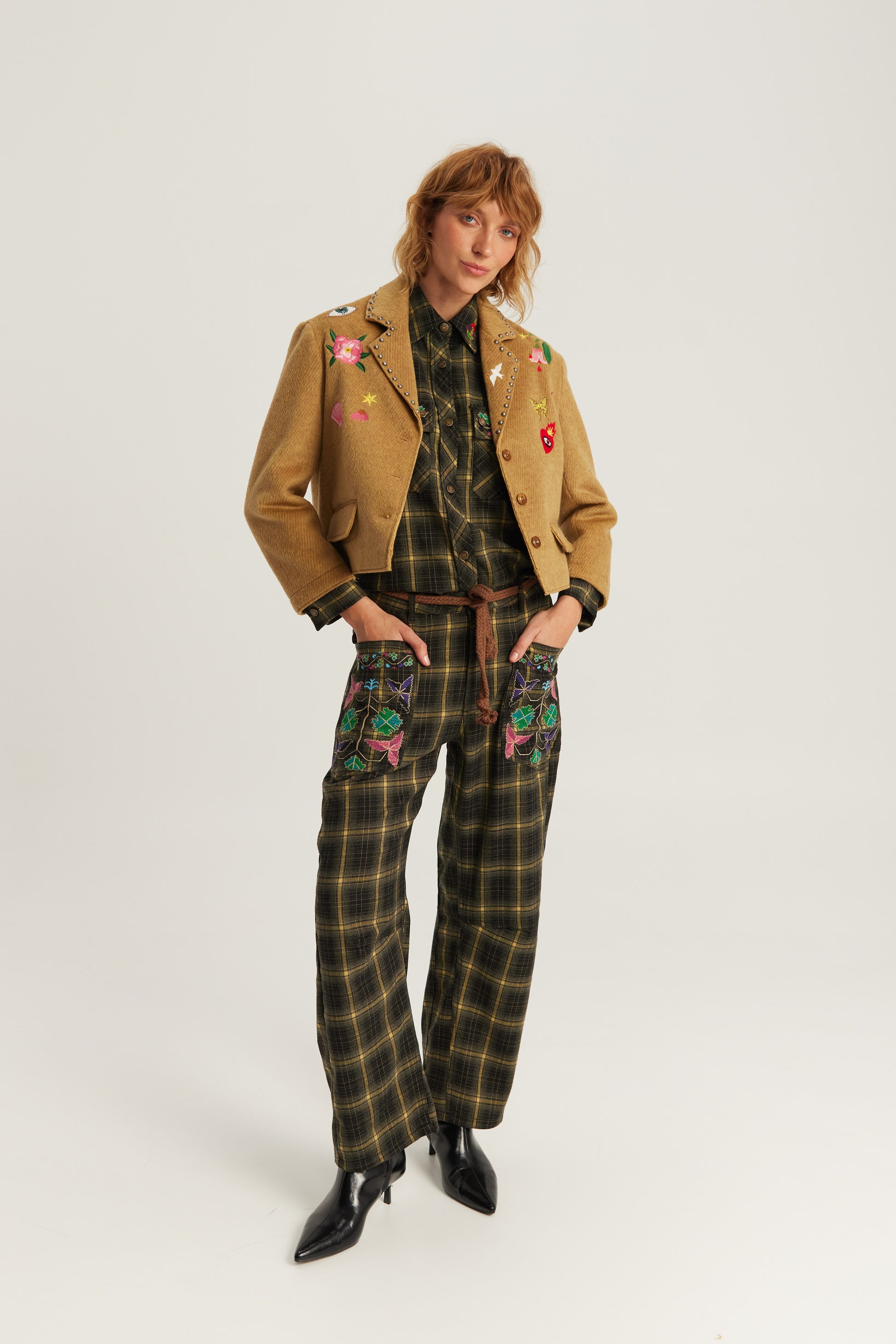 HEVEN SHORT JACKET WITH EMB