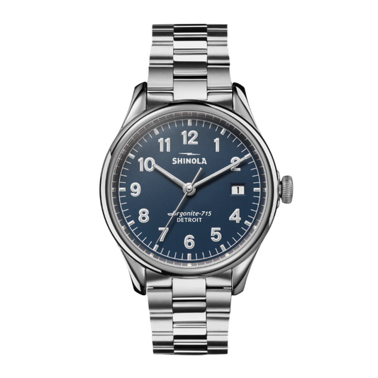 Vinton Watch 38MM - Midnight Blue