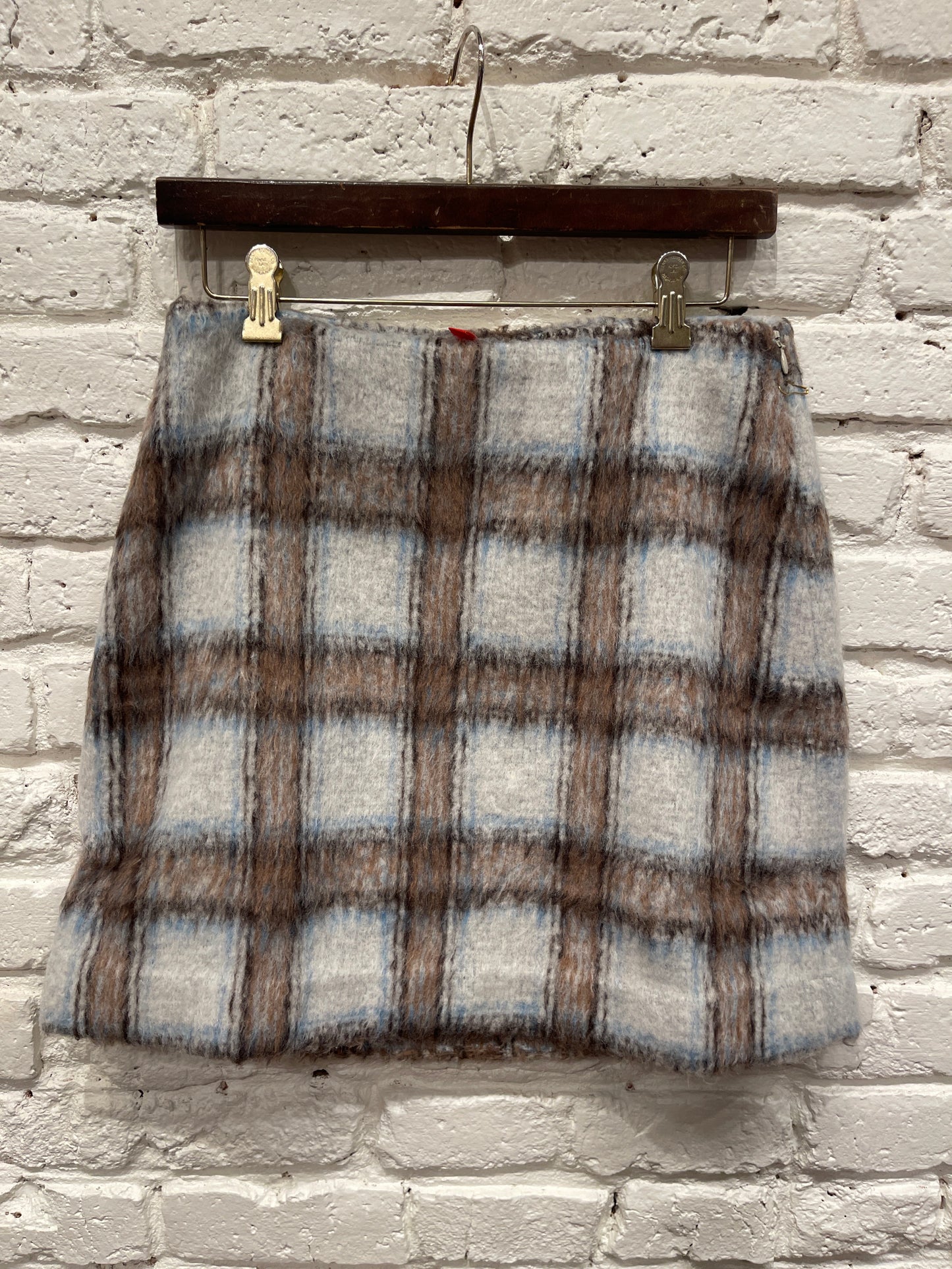 LILY SKIRT BLUE PLAID