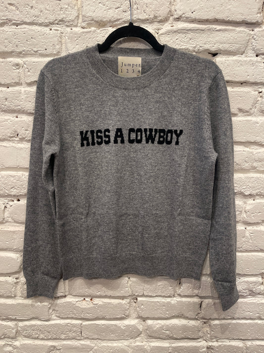 KISS A COWBOY MID GREY