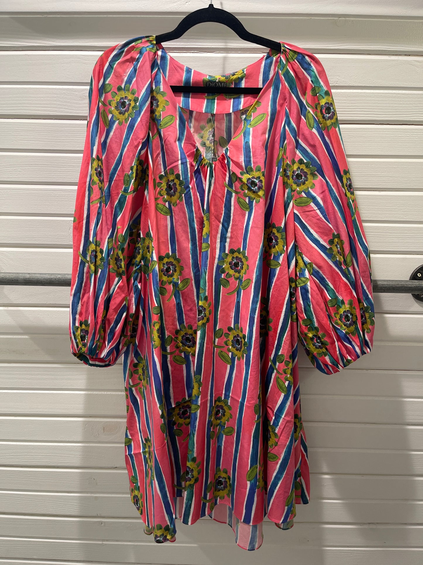 PINK BEAU STRIPE MINI DRESS DM3103LCT