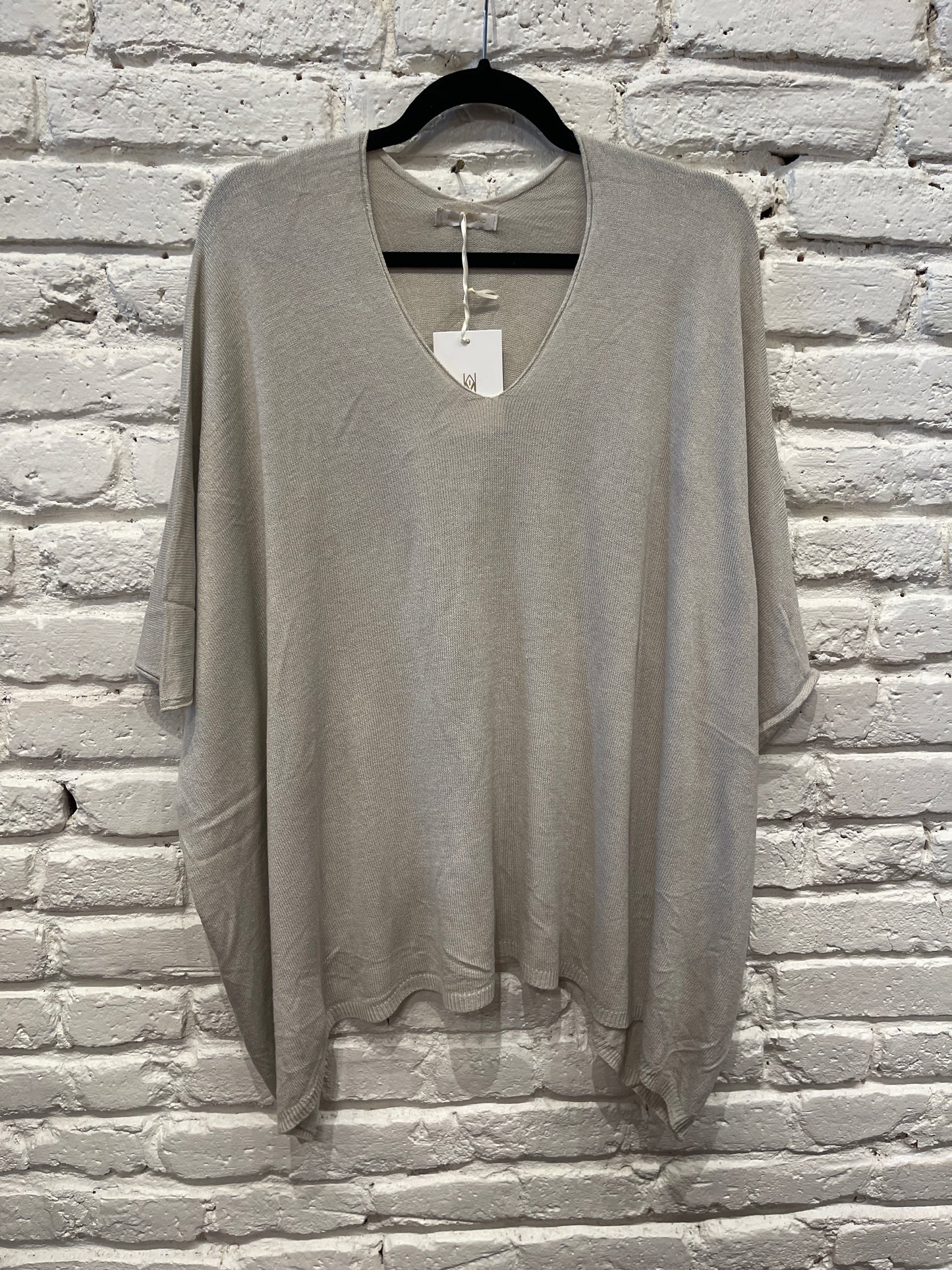 DRAPEY PONCHO BEIGE
