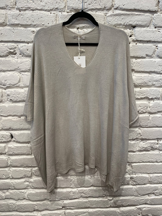 DRAPEY PONCHO BEIGE