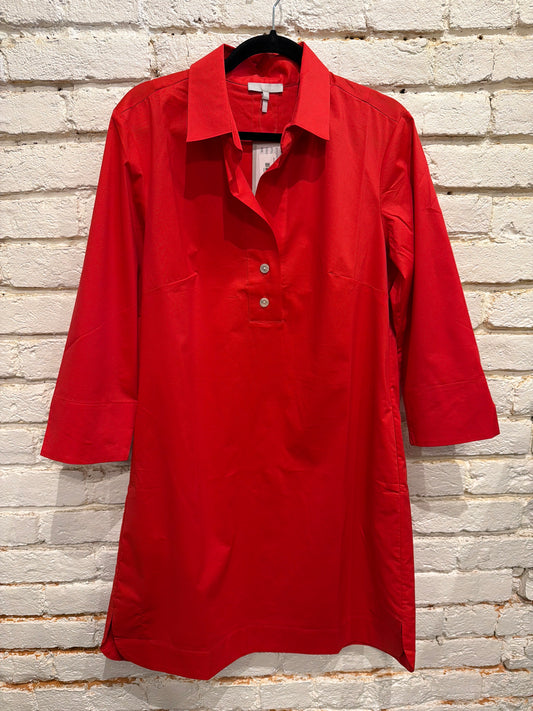 AILEEN 3/4 SLV DRESS POPPY