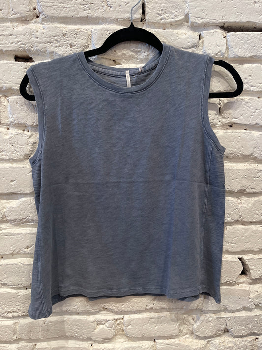 ASA SHELL TANK PIGEON BLUE