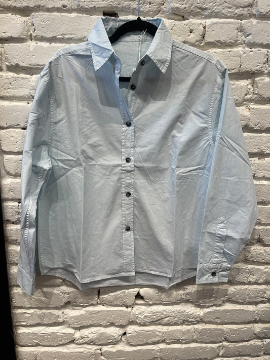 JAMES ICED AQUA BUTTON UP