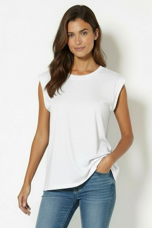SLIM JEWEL NECK TANK
