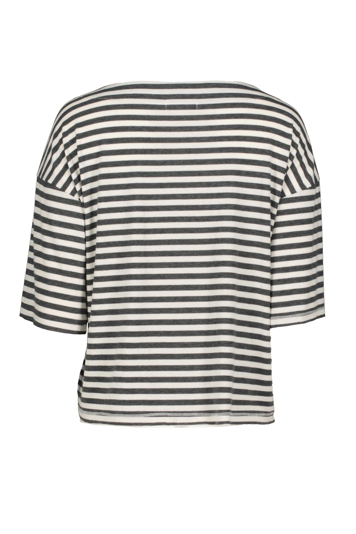 ELBOW SLV BOATNECK CROP TOP