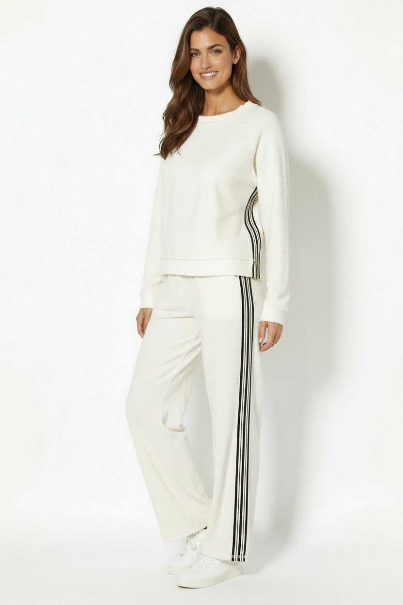 LONG PULL-ON PANTS W/ SIDE TRIM