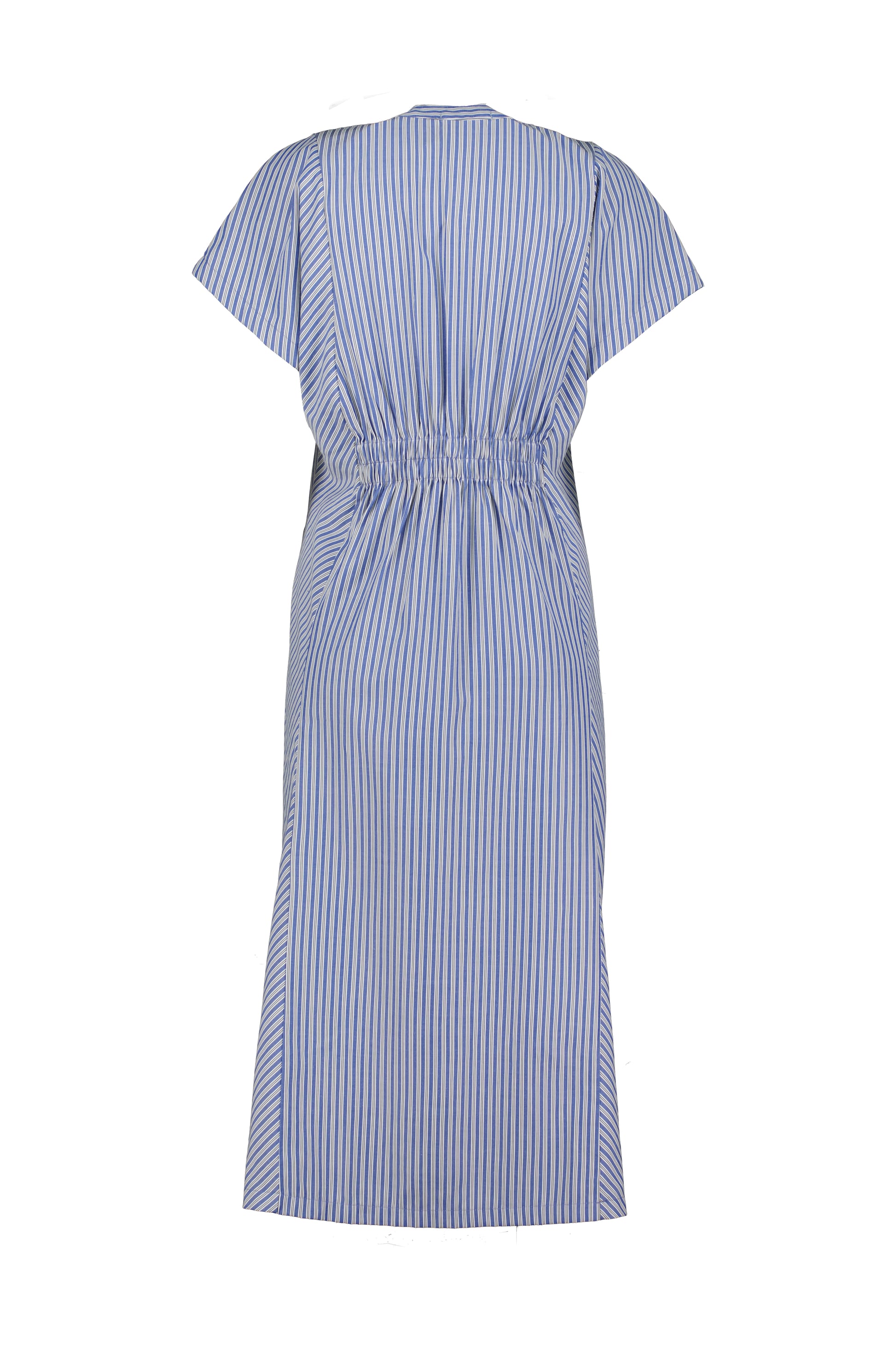 SHORT DOLMAN SLV MANDARIN MIDI DRESS