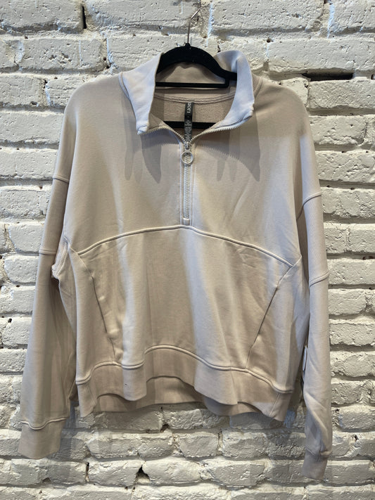 SEDONA RIB HALF ZIP BONE