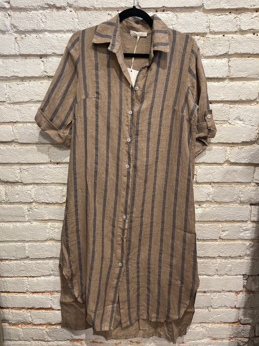 BUTTON DOWN STRIPE