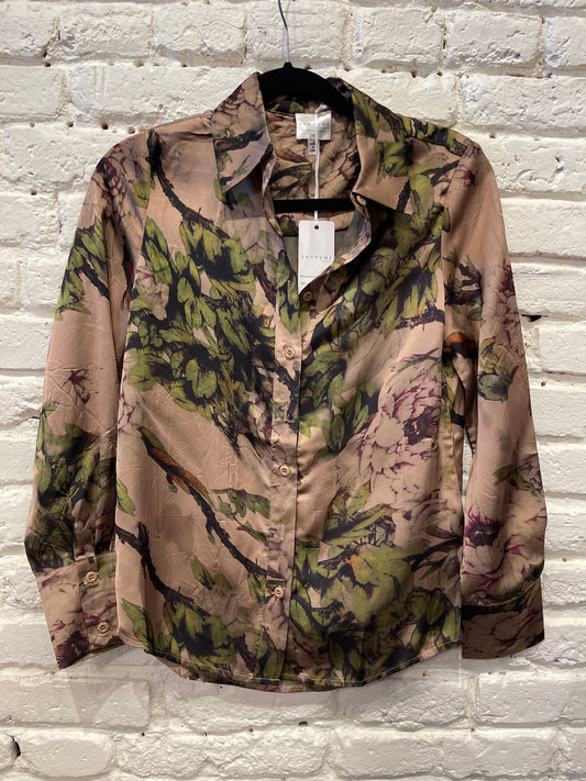 PINK BRANCHES SHIRT FT076