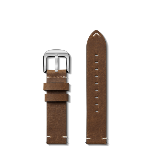 Shinola 20mm British Tan Leather Watch Strap