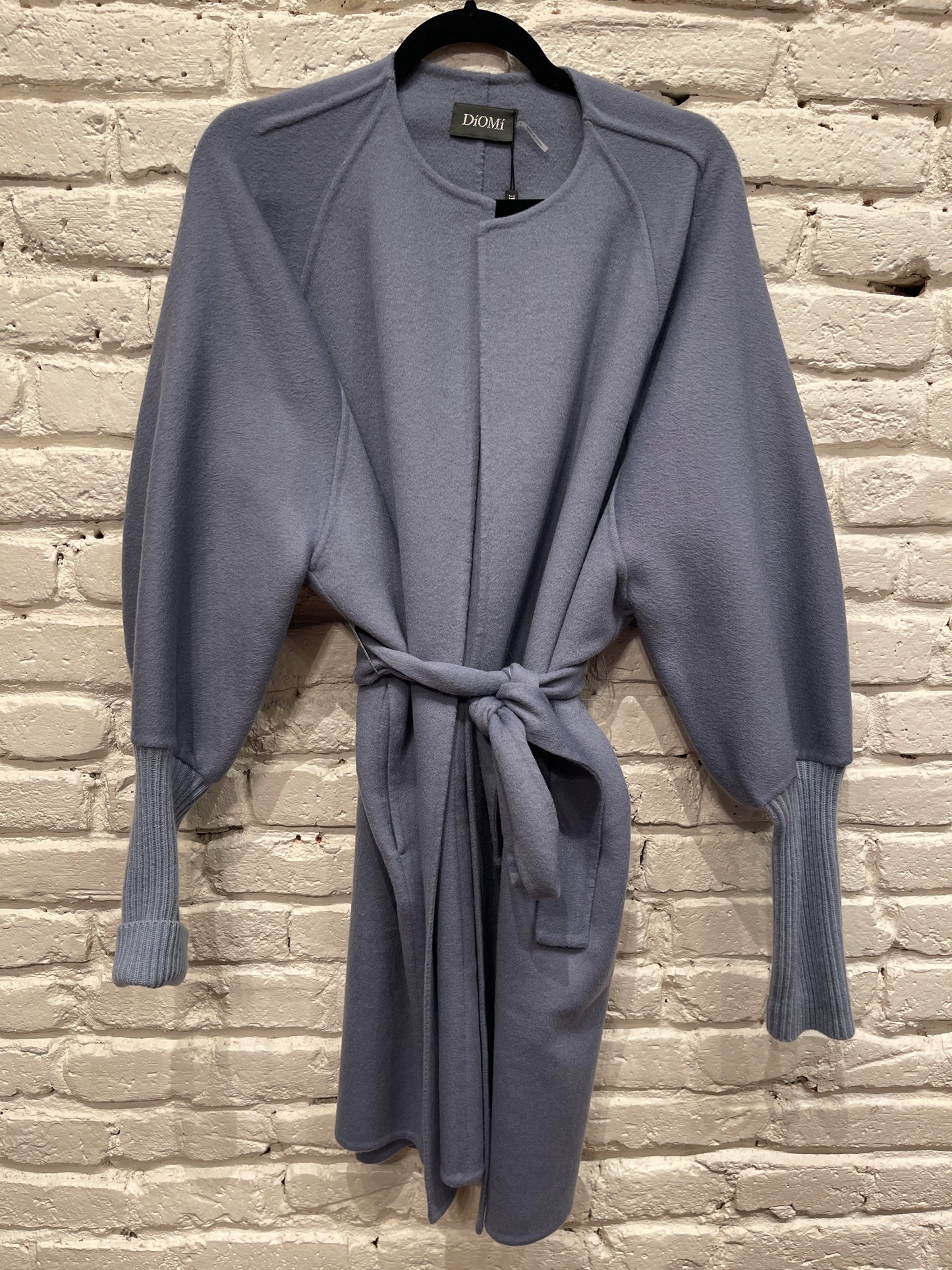 WRAP JACKET SWEATER SLEEVE SLATE DM9140