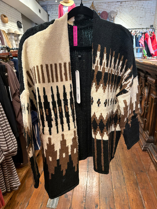 CARDIGAN BLACK ZP8505U