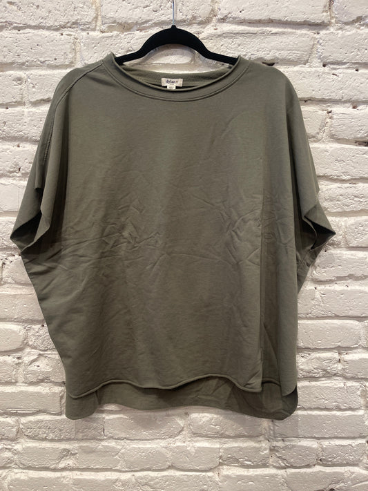 CALI FLEECE CAPLET OLIVE