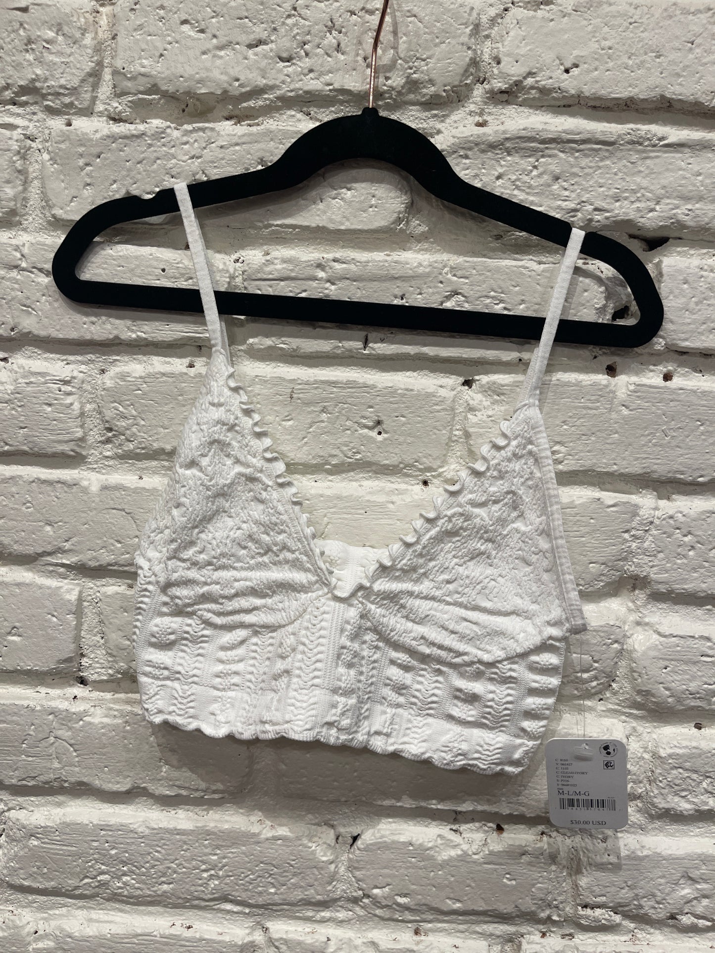 HEIRLOOM SEAMLESS BRALETT / CLEAN IVORY