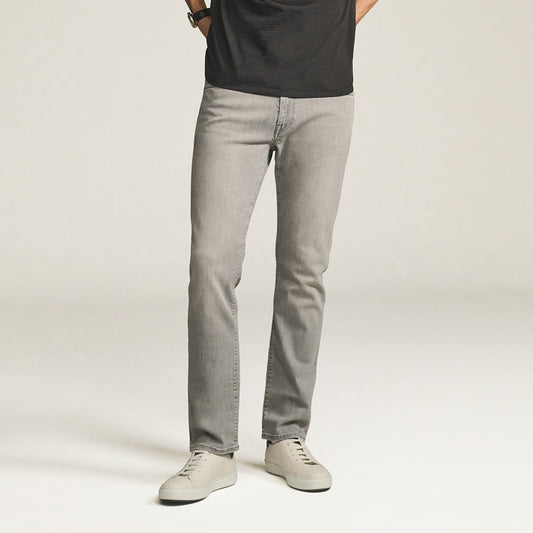 Courage Straight Leg Jeans (Light Grey Organic Ultra)