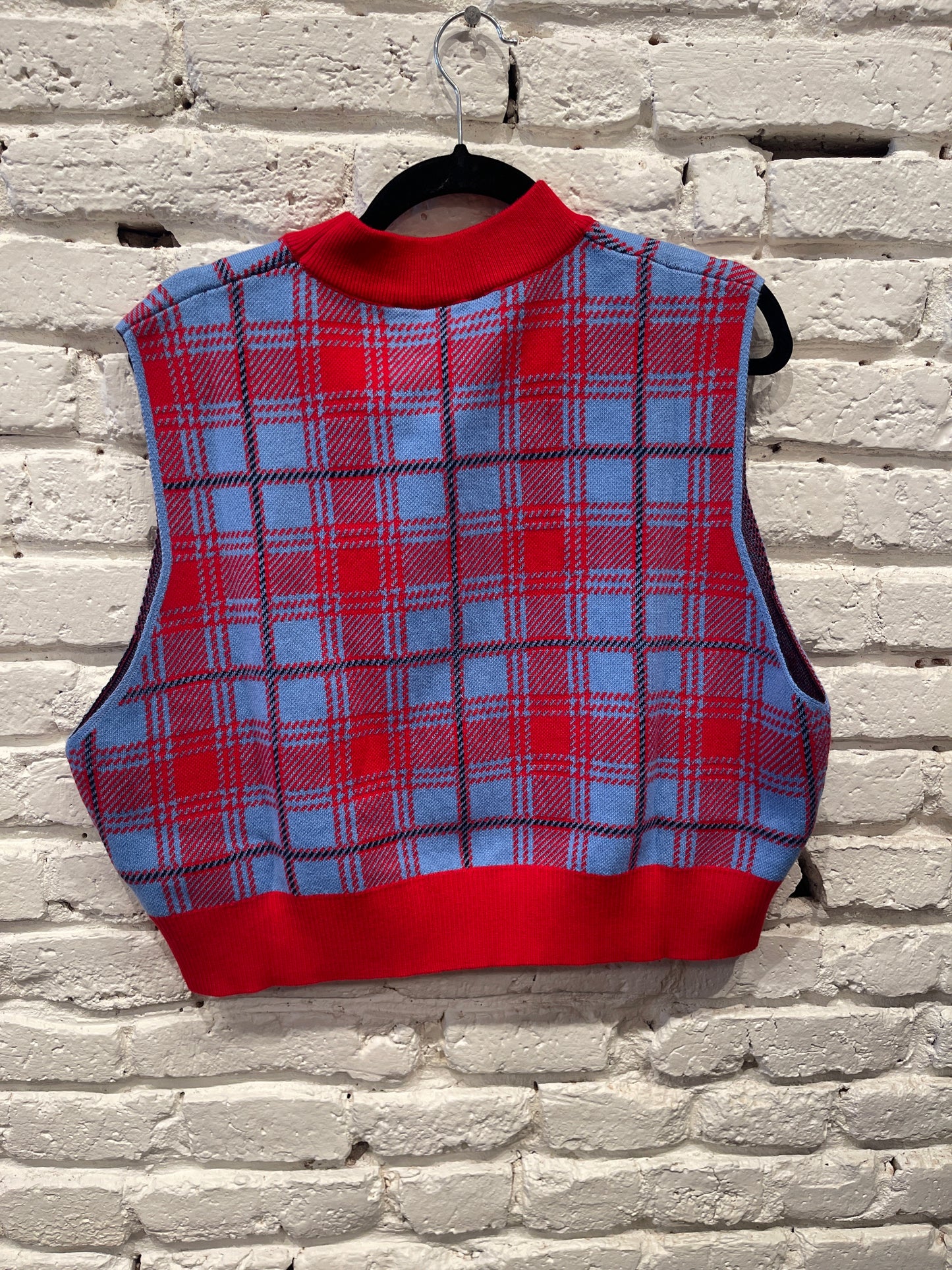 PLAID OLE MISS SWEATER