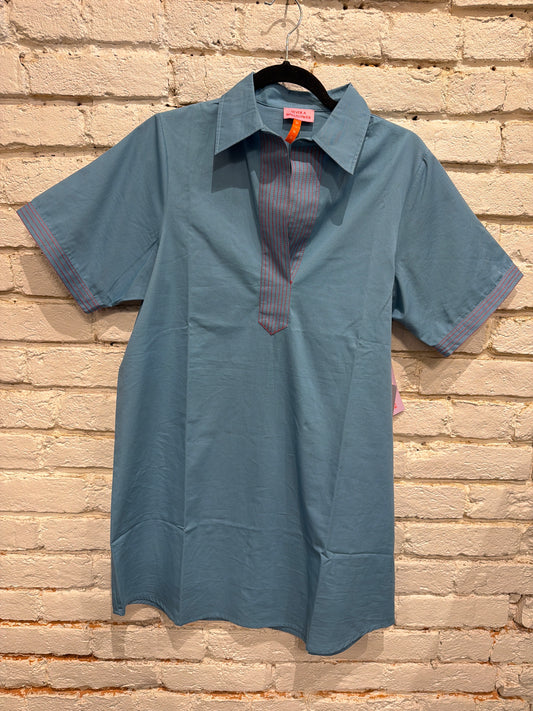 SPLIT NECK GAMEDAY DRESS