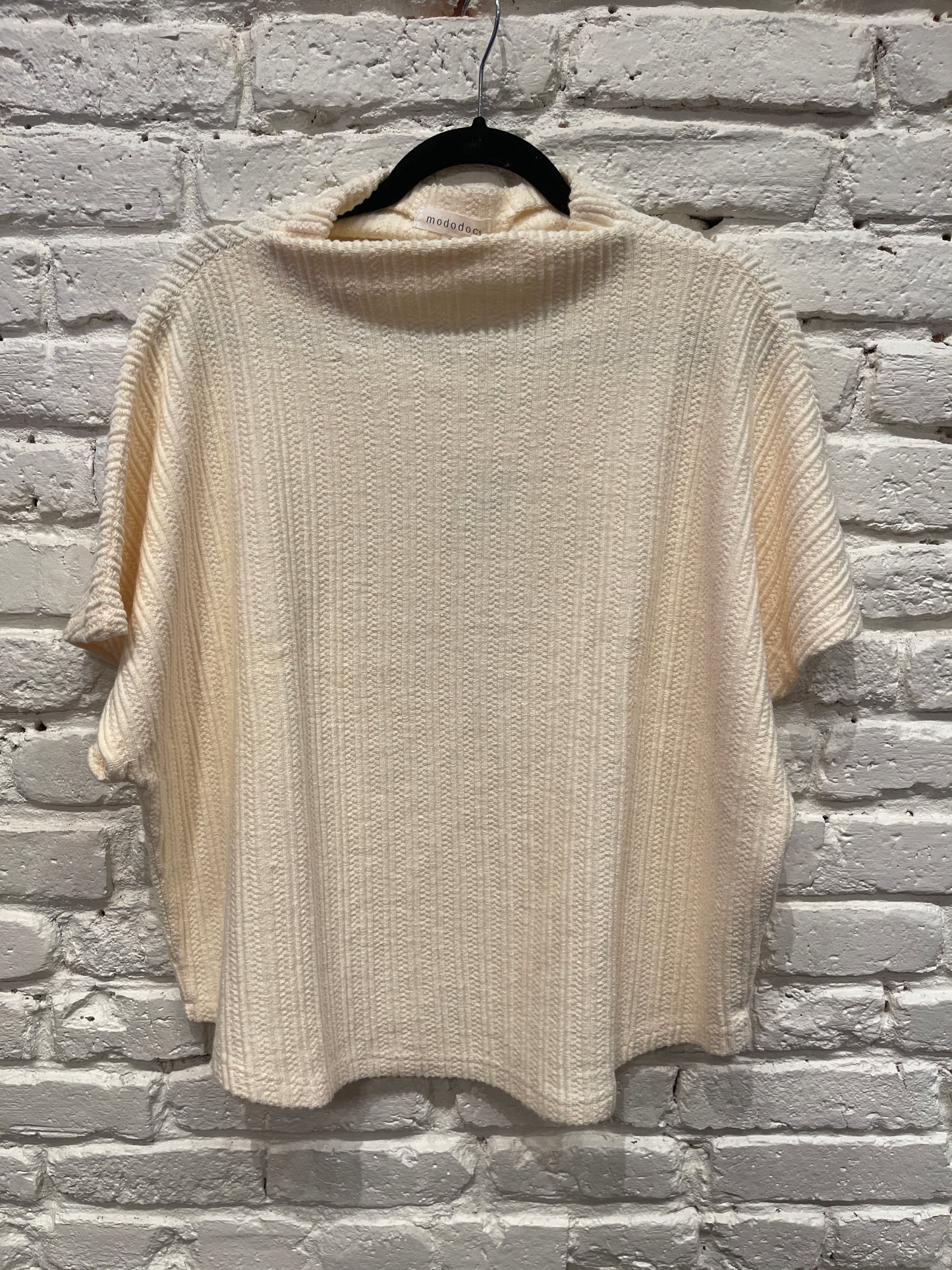 HALF SLEEVE KIMONO TOP CREAM
