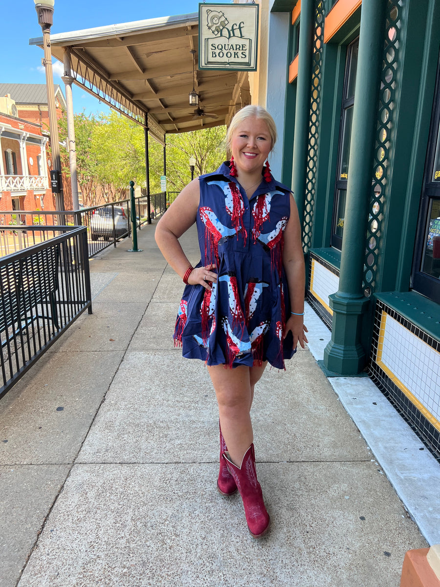 FRINGE BOOT DRESS