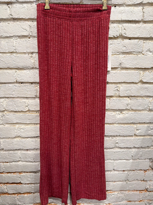 EMMA RIB PANT RED