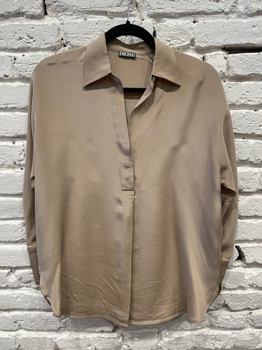 CREPE COLLAR SHIRT LONG SLEEVE T2297C