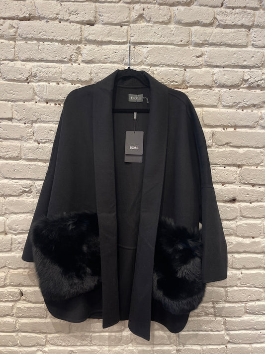 CASHMERE / WOOL & FOX POCKET BLACK DM9622