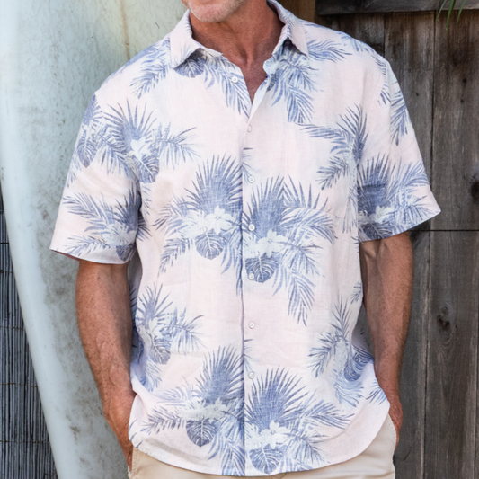 Cloud Linen Shirt (Pink)