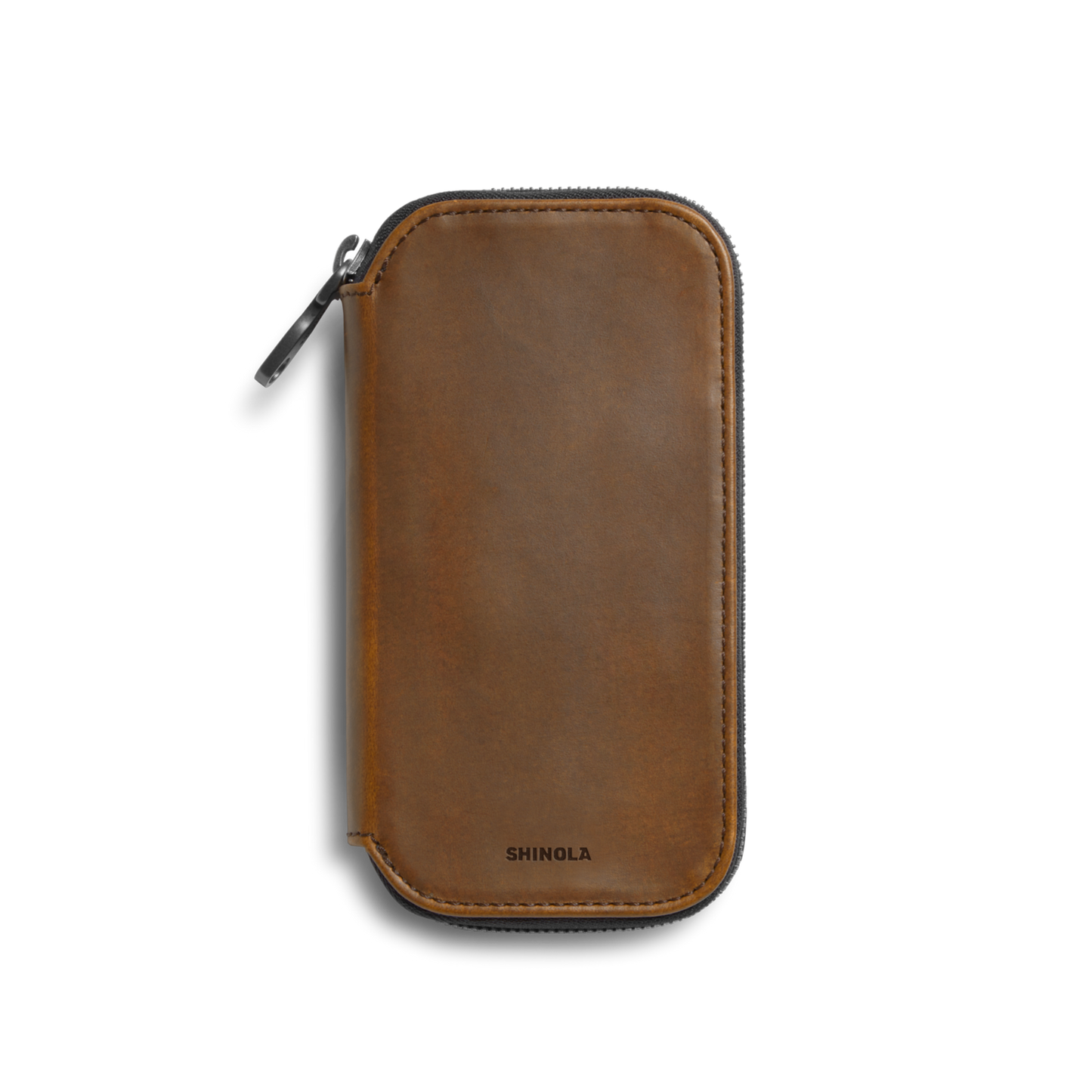 Shinola Travel Watch Case (Medium Brown)