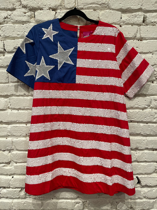 AMERICAN FLAG S/S DRESS
