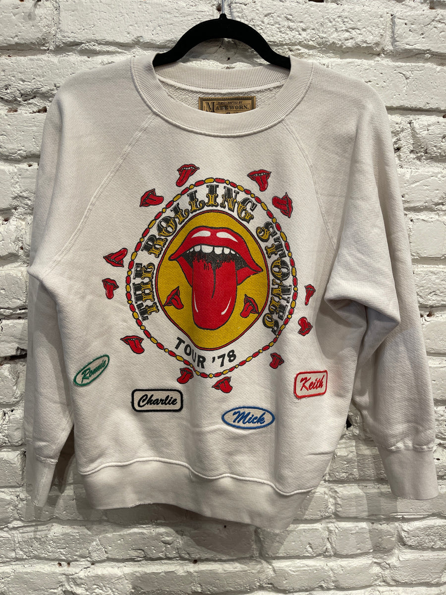 ROLLING STONES SHRUNKEN SWEATSHIRT