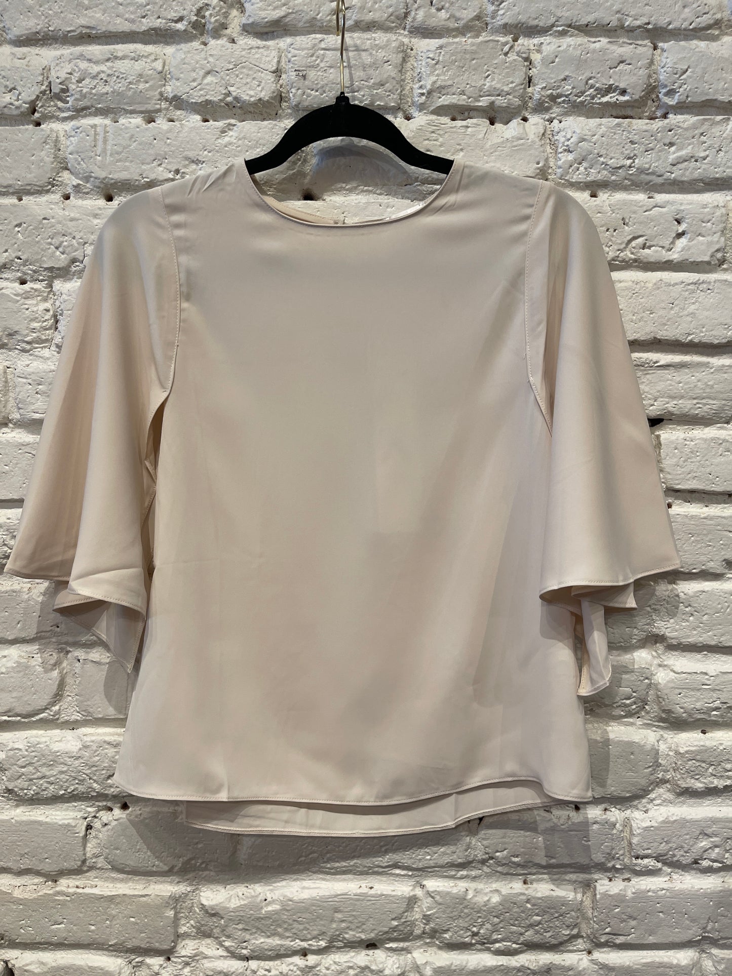 WHITE SATIN TOP FT167