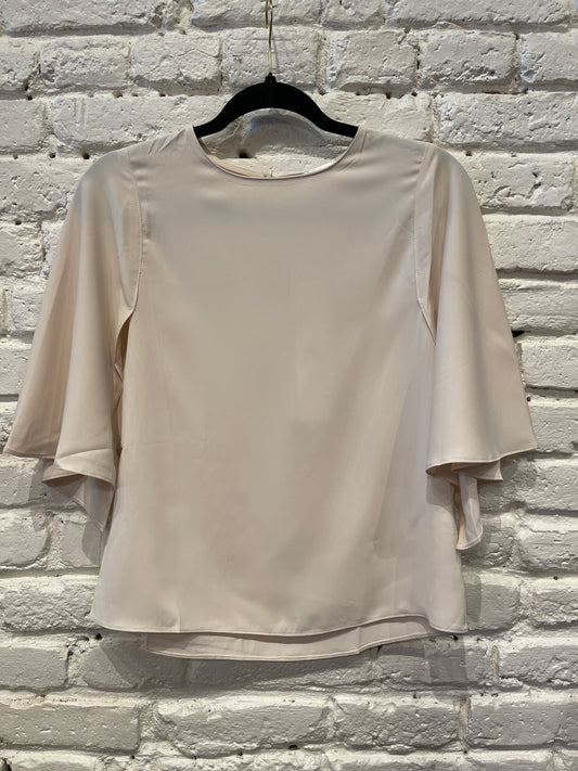 WHITE SATIN TOP FT167