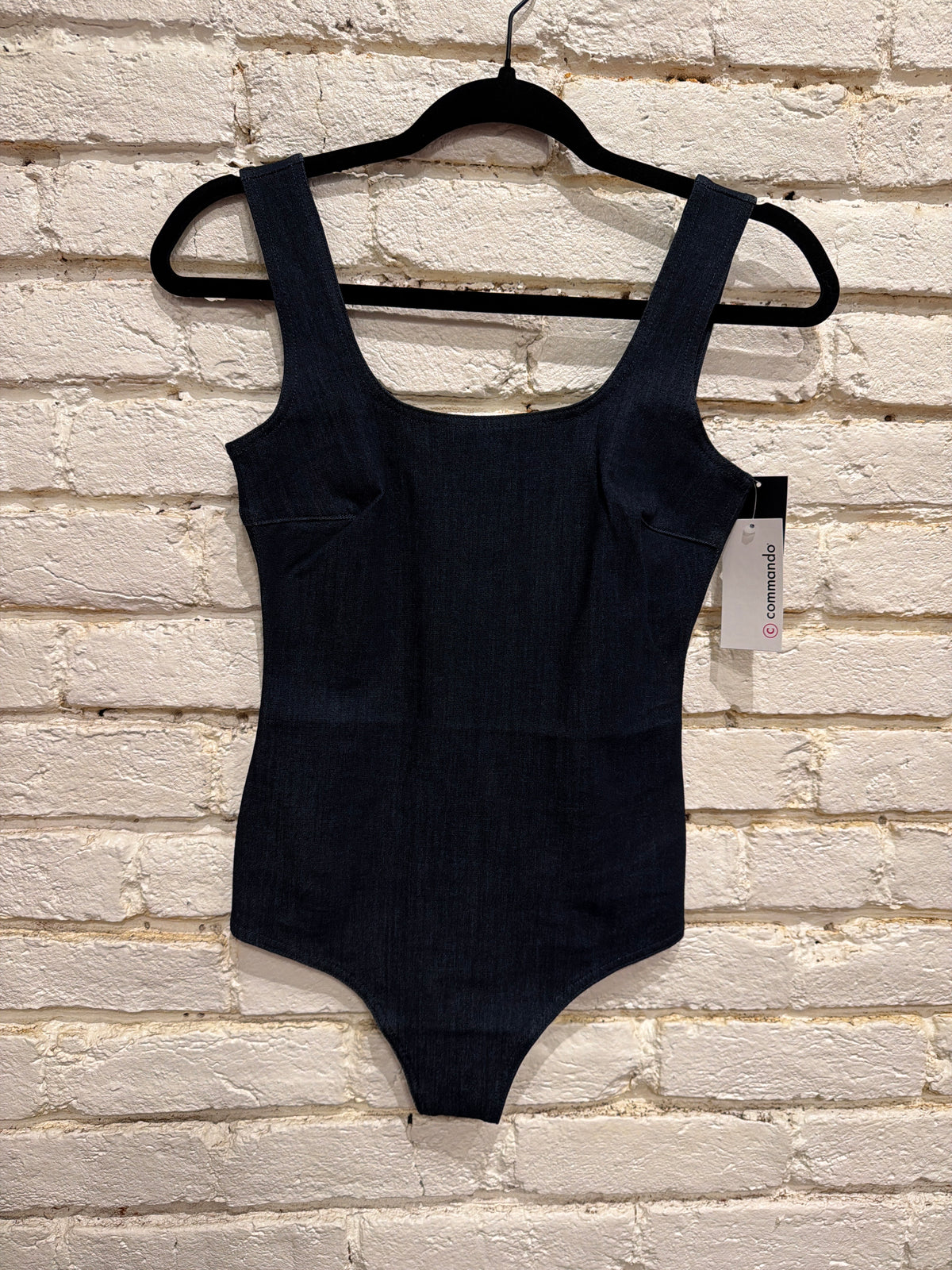 DO IT ALL DENIM SQUARENECK BODYSUIT