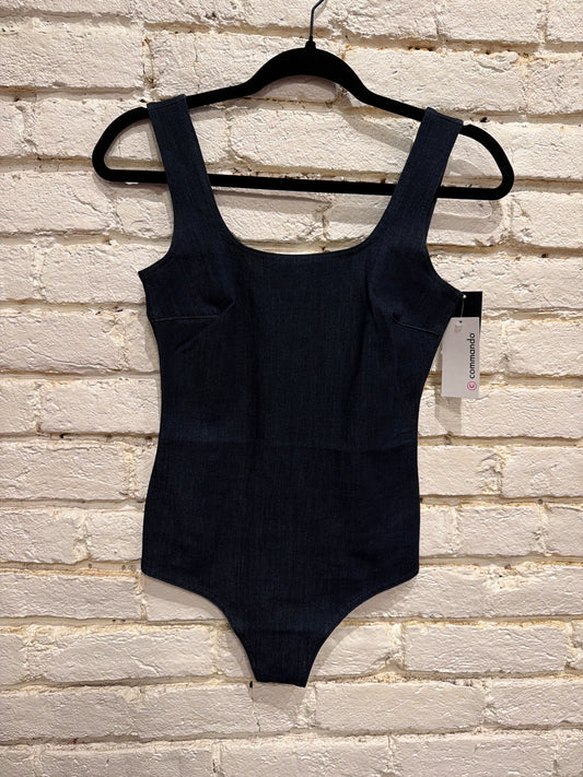 DO IT ALL DENIM SQUARENECK BODYSUIT