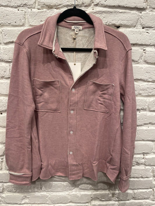 COZY BOYFRIEND SHIRT PINK