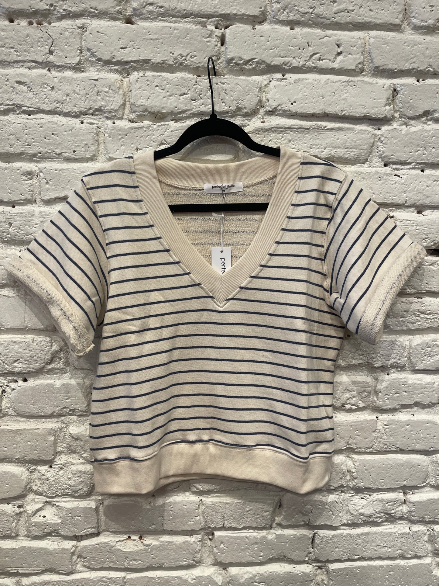 BRIGGS SS ROLLED NATURAL/NIGHT STRIPE