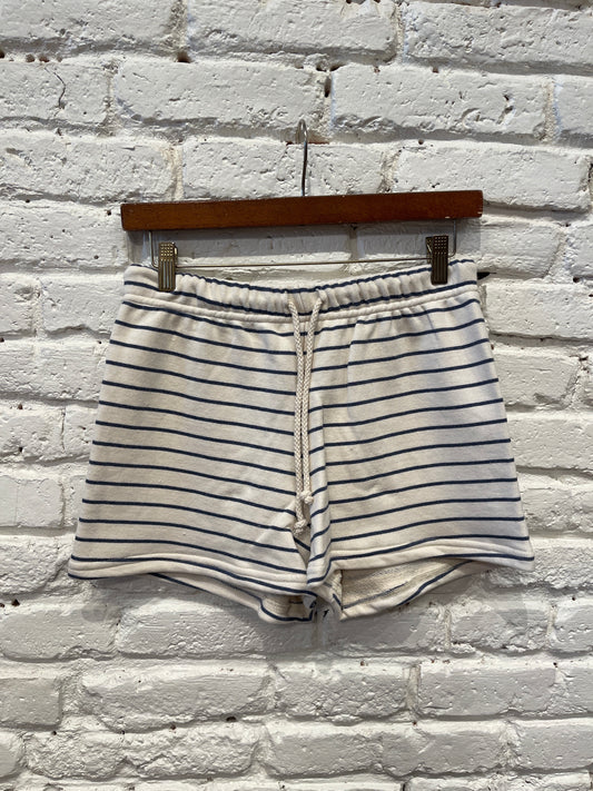 LAYLA SHORTS NATURAL/NIGHT STRIPE