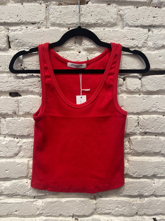 BLONDIE TANK / POPPY RED