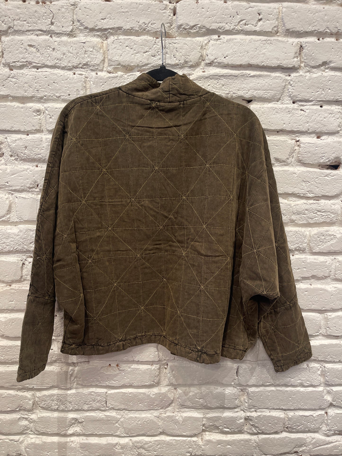 QUILTED COCOON CARDI HUNTER