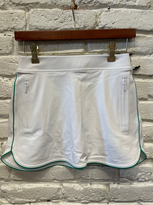 3D TULIP HEM TECH PIQUE SKORT SNOW