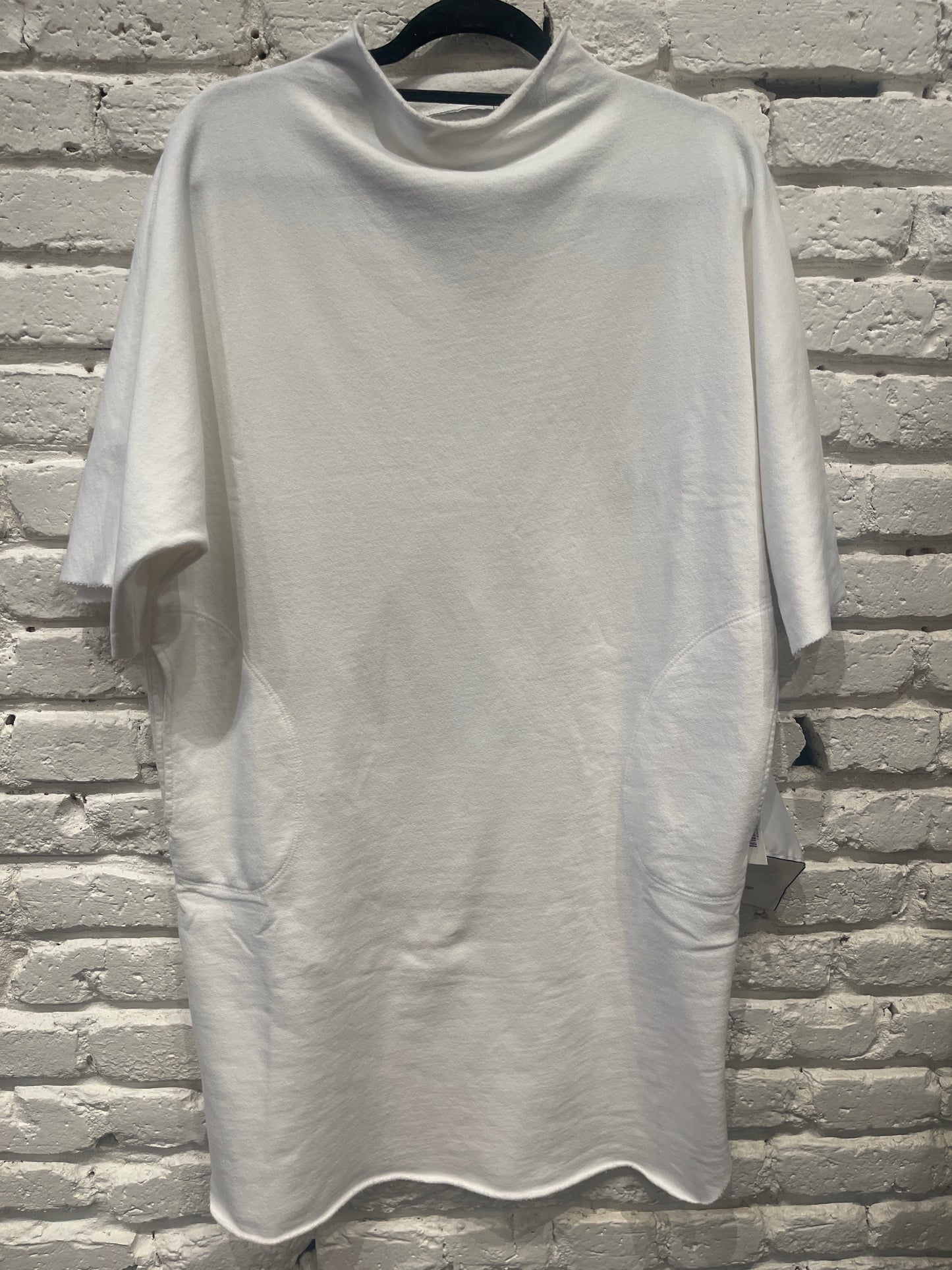 BONI WHITE MOCK NECK DRESS
