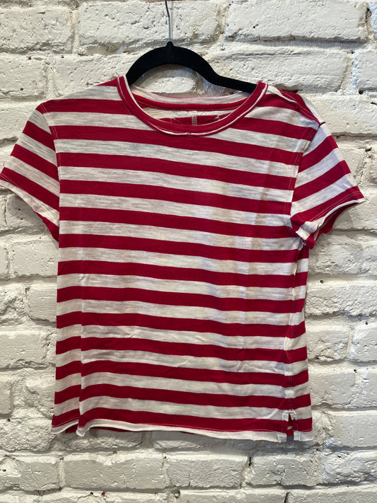 NORA TEE / RED COMBO