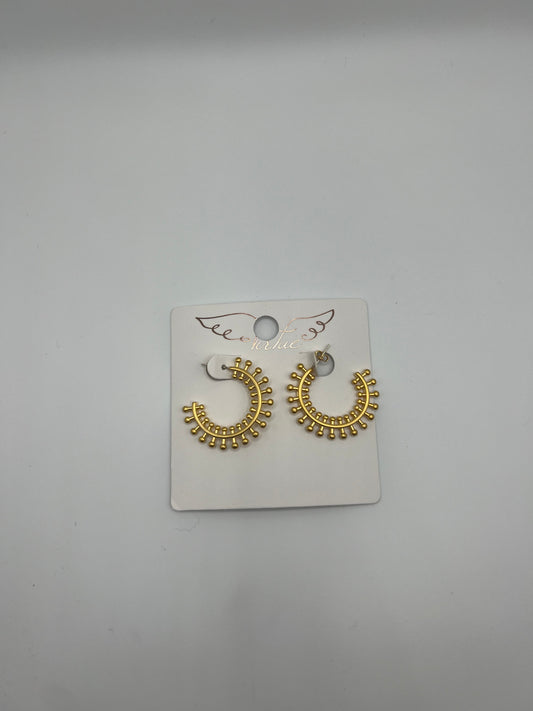 LARGE SPOKES HOOP EARRINGS 9503L