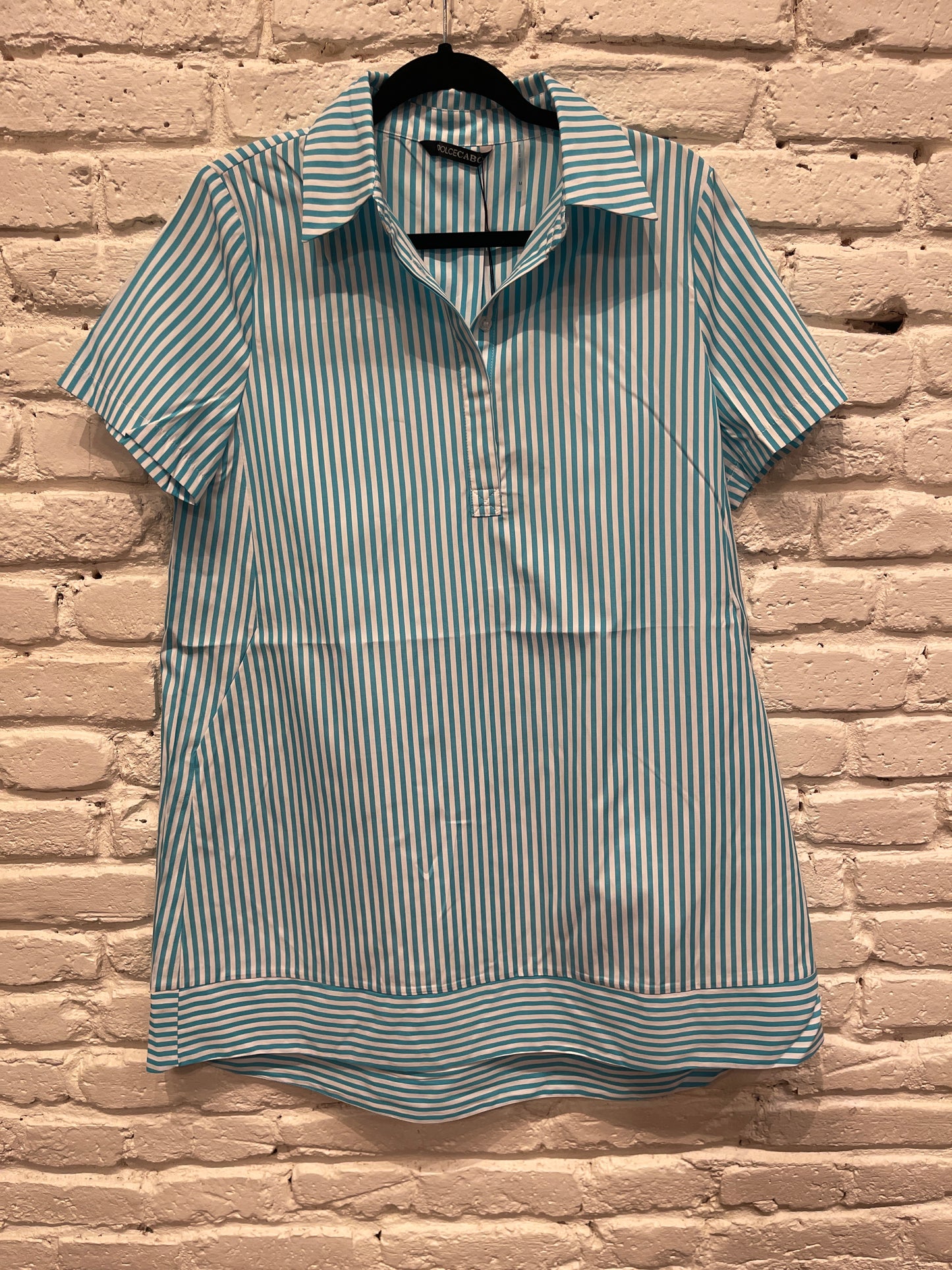 TEAL STRIPE DRESS 226