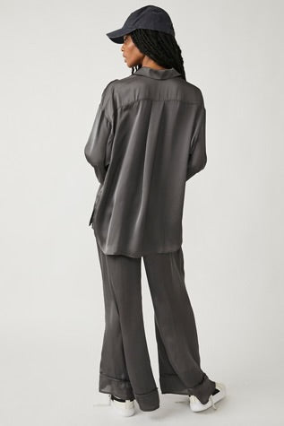 DREAMY DAYS WASHED BLACK PAJAMAS