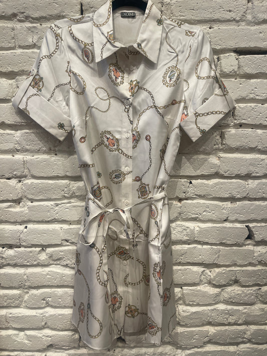 SHORT SLEEVE MINI DRESS SUMMER CHARM